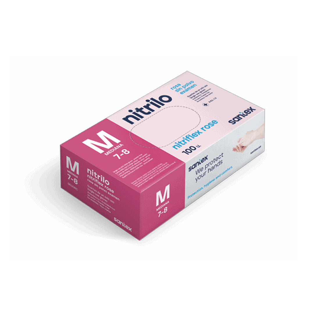 Guanti onicotecnica in nitrile | Senza polvere - 100 pezzi